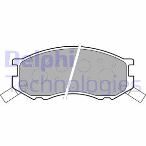 Bremsbelagsatz, Scheibenbremse Vorderachse Delphi LP1461 Bremsbelagsatz, Scheibenbremse Vorderachse Delphi LP1461 von Delphi