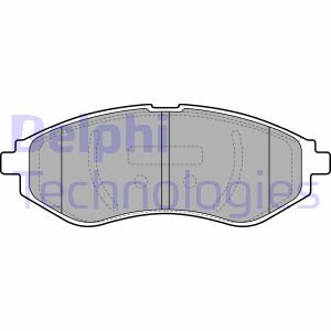 Bremsbelagsatz, Scheibenbremse Vorderachse Delphi LP1895 von Delphi