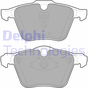 Bremsbelagsatz, Scheibenbremse Vorderachse Delphi LP1968 von Delphi
