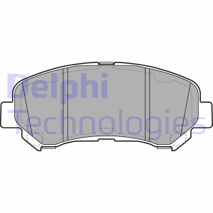 Bremsbelagsatz, Scheibenbremse Vorderachse Delphi LP2031 von Delphi
