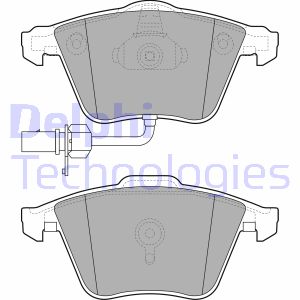 Bremsbelagsatz, Scheibenbremse Vorderachse Delphi LP2032 Bremsbelagsatz, Scheibenbremse Vorderachse Delphi LP2032 von Delphi