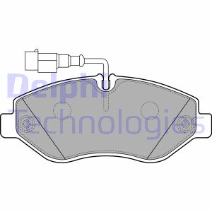 Bremsbelagsatz, Scheibenbremse Vorderachse Delphi LP2043 Bremsbelagsatz, Scheibenbremse Vorderachse Delphi LP2043 von Delphi