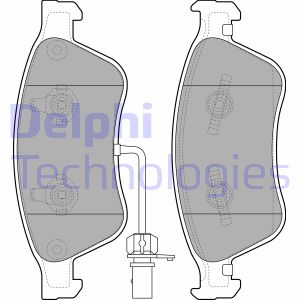Bremsbelagsatz, Scheibenbremse Vorderachse Delphi LP2072 Bremsbelagsatz, Scheibenbremse Vorderachse Delphi LP2072 von Delphi