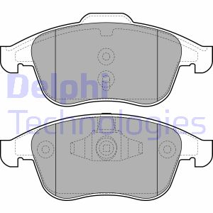 Bremsbelagsatz, Scheibenbremse Vorderachse Delphi LP2079 von Delphi