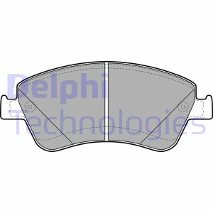 Bremsbelagsatz, Scheibenbremse Vorderachse Delphi LP2102 Bremsbelagsatz, Scheibenbremse Vorderachse Delphi LP2102 von Delphi