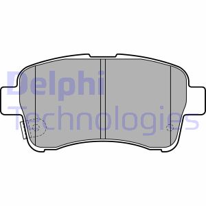 Bremsbelagsatz, Scheibenbremse Vorderachse Delphi LP2205 Bremsbelagsatz, Scheibenbremse Vorderachse Delphi LP2205 von Delphi
