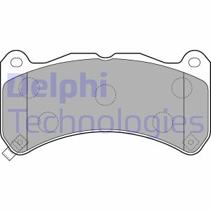 Bremsbelagsatz, Scheibenbremse Vorderachse Delphi LP2211 von Delphi