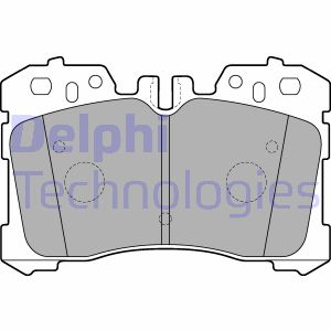 Bremsbelagsatz, Scheibenbremse Vorderachse Delphi LP2213 von Delphi
