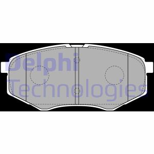 Bremsbelagsatz, Scheibenbremse Vorderachse Delphi LP2227 Bremsbelagsatz, Scheibenbremse Vorderachse Delphi LP2227 von Delphi