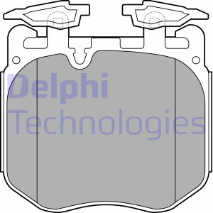 Bremsbelagsatz, Scheibenbremse Vorderachse Delphi LP3304 von Delphi