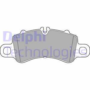 Bremsbelagsatz, Scheibenbremse Vorderachse Delphi LP3308 von Delphi