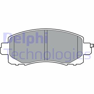 Bremsbelagsatz, Scheibenbremse Vorderachse Delphi LP3411 Bremsbelagsatz, Scheibenbremse Vorderachse Delphi LP3411 von Delphi