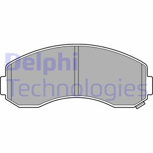 Bremsbelagsatz, Scheibenbremse Vorderachse Delphi LP3616 von Delphi