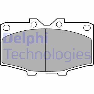 Bremsbelagsatz, Scheibenbremse Vorderachse Delphi LP448 Bremsbelagsatz, Scheibenbremse Vorderachse Delphi LP448 von Delphi