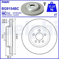 Bremsscheibe DELPHI BG9154BC von Delphi