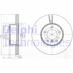 Bremsscheibe Vorderachse Delphi BG4172C Bremsscheibe Vorderachse Delphi BG4172C von Delphi
