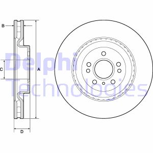 Bremsscheibe Vorderachse Delphi BG9175C Bremsscheibe Vorderachse Delphi BG9175C von Delphi
