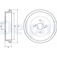 Bremstrommel DELPHI BF560 von Delphi