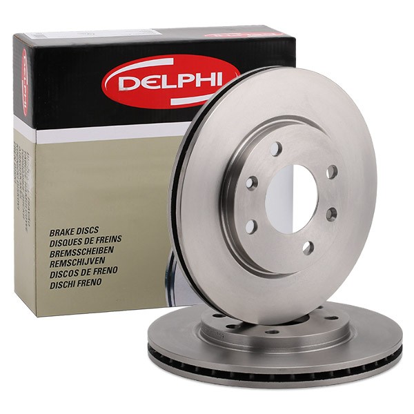 DELPHI Bremsscheibe PEUGEOT,CITROËN,MEGA BG2444 424694,4246A7,424996 Bremsscheiben,Scheibenbremsen 91517695,95517695,E169003,95661747,1611841180 von Delphi
