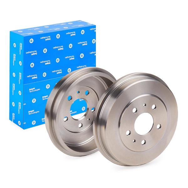 DELPHI Bremstrommel FORD BF568 3M511126BA,3M511126BB,1327834 1458826,1743443,3M511126AC von Delphi