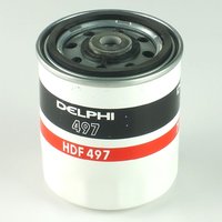 DELPHI Kraftstofffilter Anschraubfilter HDF497 Leitungsfilter,Spritfilter MERCEDES-BENZ,FORD,SSANGYONG,190 (W201),Stufenheck (W124) von Delphi