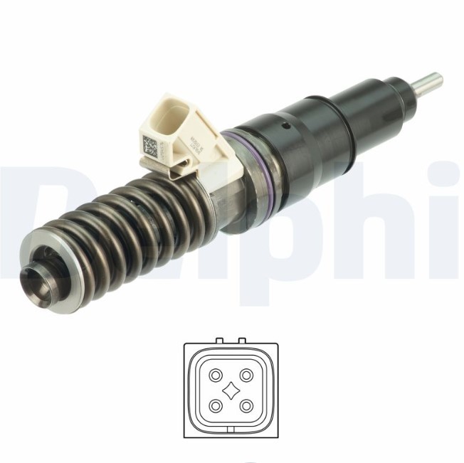 DELPHI Pumpe-Düse-Einheit BEBE4P03001 HRE403,7485020179,7422254568 22254568,22254576,85002179,85020179 von Delphi