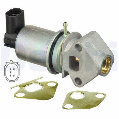 Delphi AGR-Ventil [Hersteller-Nr. EG10408-12B1] für Audi, Seat, Skoda, VW von Delphi