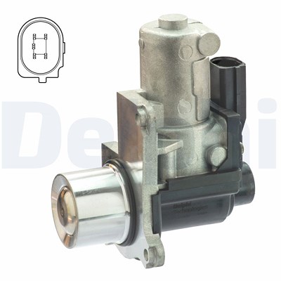 Delphi AGR-Ventil [Hersteller-Nr. EG10427-12B1] für Audi, Seat, Skoda, VW von Delphi