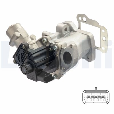 Delphi AGR-Ventil [Hersteller-Nr. EG10437-12B1] für Citroën, Fiat, Ford, Lancia, Land Rover, Peugeot von Delphi