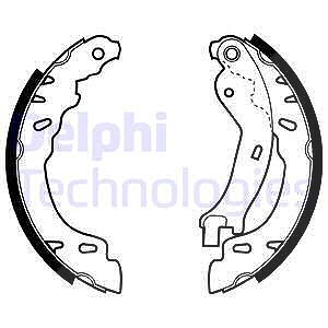 Delphi Bremsbackensatz [Hersteller-Nr. LS1971] für Fiat, Ford von Delphi