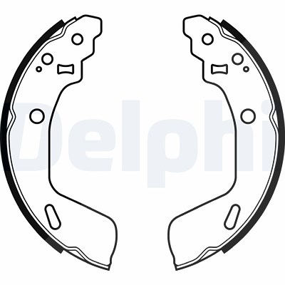Delphi Bremsbackensatz [Hersteller-Nr. LS2073] für Suzuki von Delphi