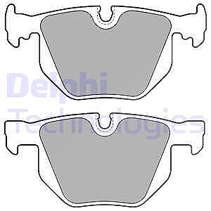 Delphi Bremsbelagsatz, Scheibenbremse [Hersteller-Nr. LP1834] für BMW von Delphi