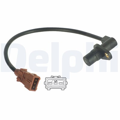 Delphi Impulsgeber, Kurbelwelle [Hersteller-Nr. SS10736-12B1] für Citroën, Fiat, Lancia, Peugeot, Renault von Delphi