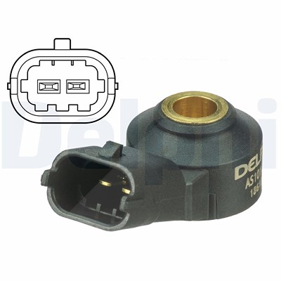 Delphi Klopfsensor [Hersteller-Nr. AS10168] für Abarth, Alfa Romeo, Fiat, Lancia, Porsche von Delphi