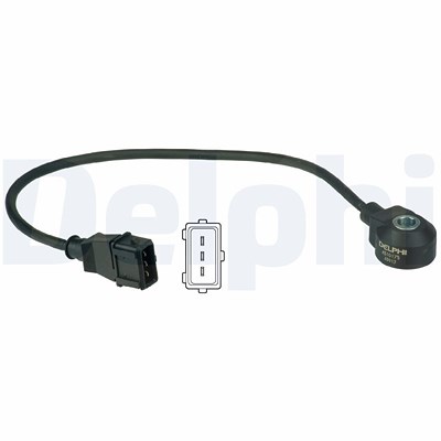 Delphi Klopfsensor [Hersteller-Nr. AS10175] für Alfa Romeo, Fiat, Lancia von Delphi