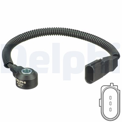 Delphi Klopfsensor [Hersteller-Nr. AS10243] für Skoda, VW von Delphi