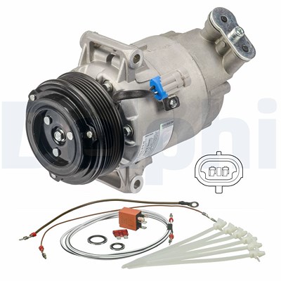 Delphi Kompressor, Klimaanlage [Hersteller-Nr. TSP0155802] für Opel, Vauxhall von Delphi