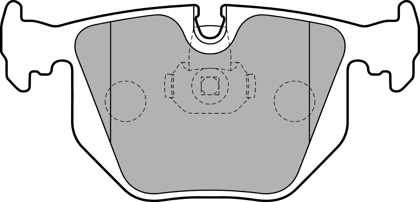 Delphi LP1803 Bremsbelag - (4-teilig) von Delphi