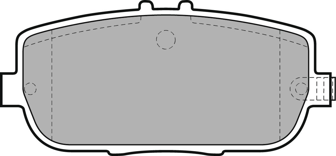 Delphi LP2027 Bremsbelag - (4-teilig) von Delphi
