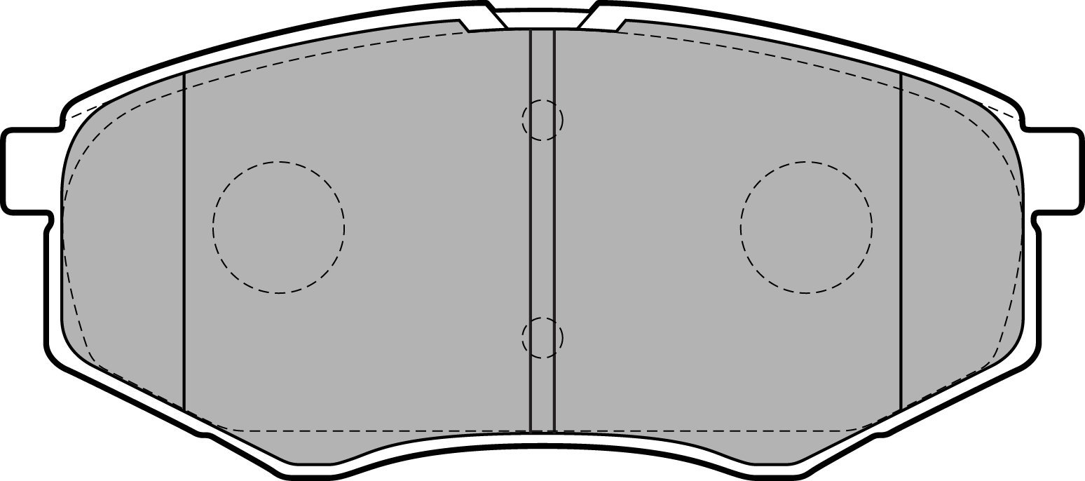Delphi LP2227 Bremsbelag - (4-teilig) von Delphi