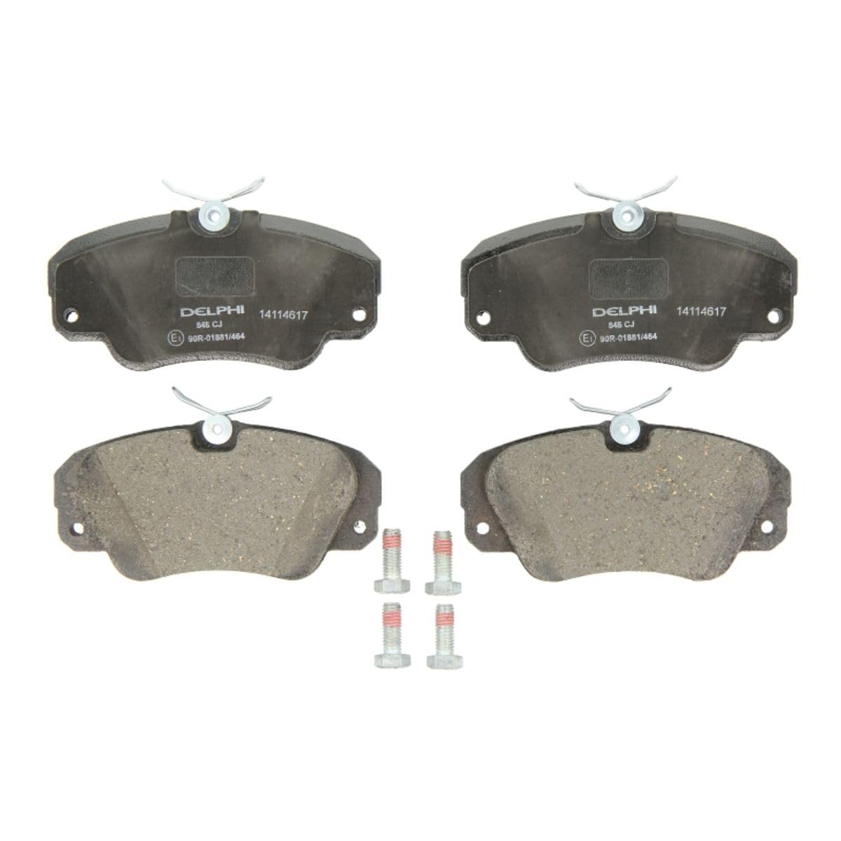Delphi LP848 Bremsbelag - (4-teilig) von Delphi