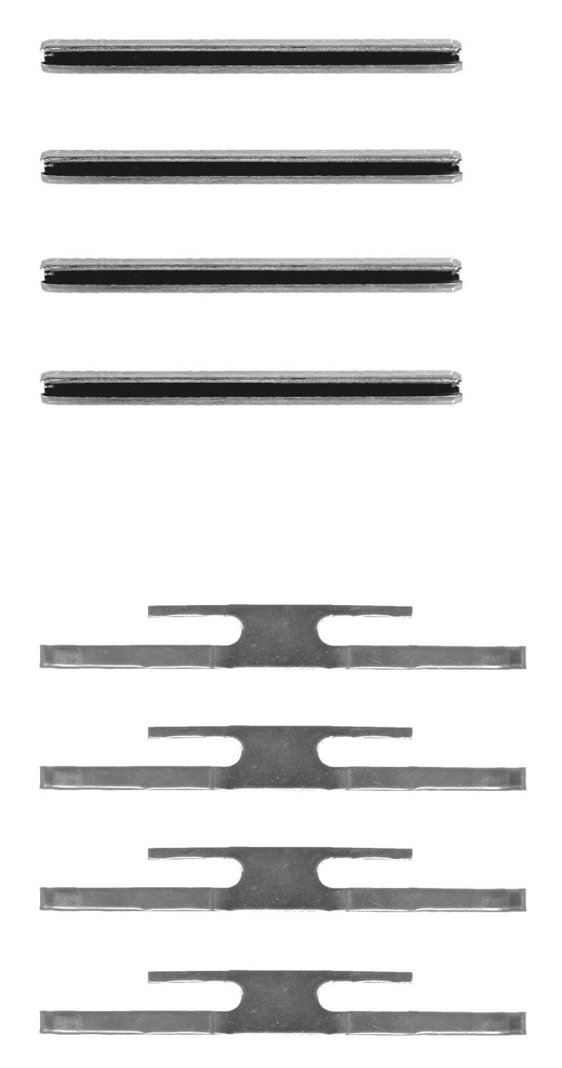 Delphi LX0035 Zubehörsatz, Bremsbelag - (4-teilig) von Delphi