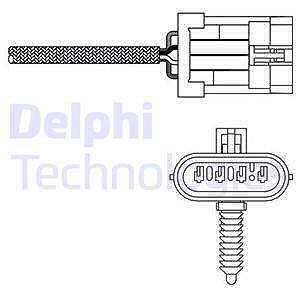 Delphi Lambdasonde [Hersteller-Nr. ES20135-12B1] für Chevrolet, Gm Korea, Isuzu, Opel von Delphi