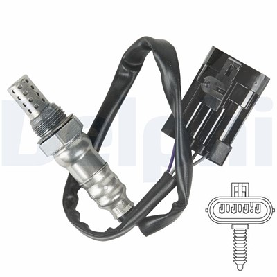 Delphi Lambdasonde [Hersteller-Nr. ES20135-12B1] für Chevrolet, Daewoo, Isuzu, Opel von Delphi
