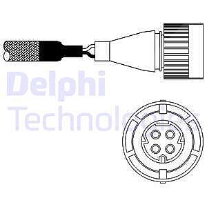 Delphi Lambdasonde [Hersteller-Nr. ES10254-12B1] für BMW, Porsche von Delphi