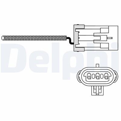 Delphi Lambdasonde [Hersteller-Nr. ES10988-12B1] für Opel, Vauxhall von Delphi