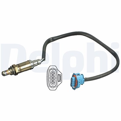 Delphi Lambdasonde [Hersteller-Nr. ES11089-12B1] für Chevrolet von Delphi