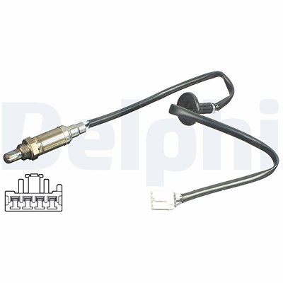 Delphi Lambdasonde [Hersteller-Nr. ES11109-12B1] für Toyota von Delphi