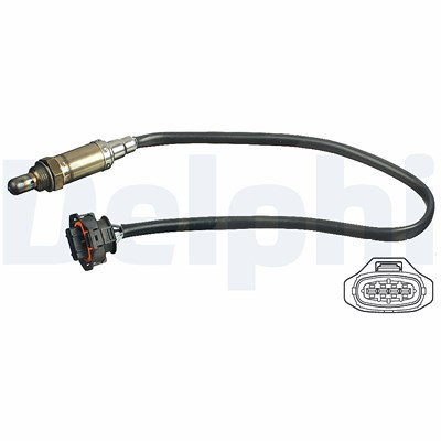 Delphi Lambdasonde [Hersteller-Nr. ES11113-12B1] für Opel, Vauxhall von Delphi