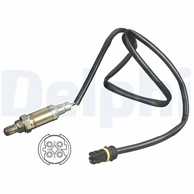 Delphi Lambdasonde [Hersteller-Nr. ES11123-12B1] für BMW von Delphi